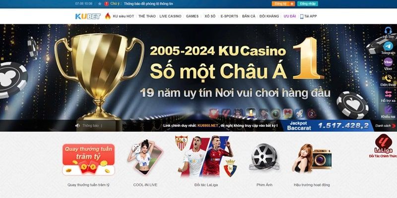 Casino KU tuy đã có mặt từ lâu nhưng đến nay vẫn hot